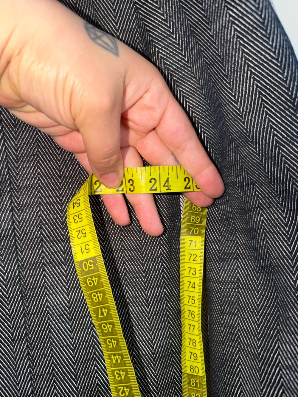 Remain Birger Christensen Oversized Two-Tone Herringbone Blazer power suit 4 - Picture 8 of 12